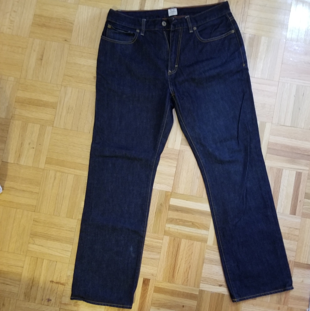J crew jeans slim straight men's 33x30